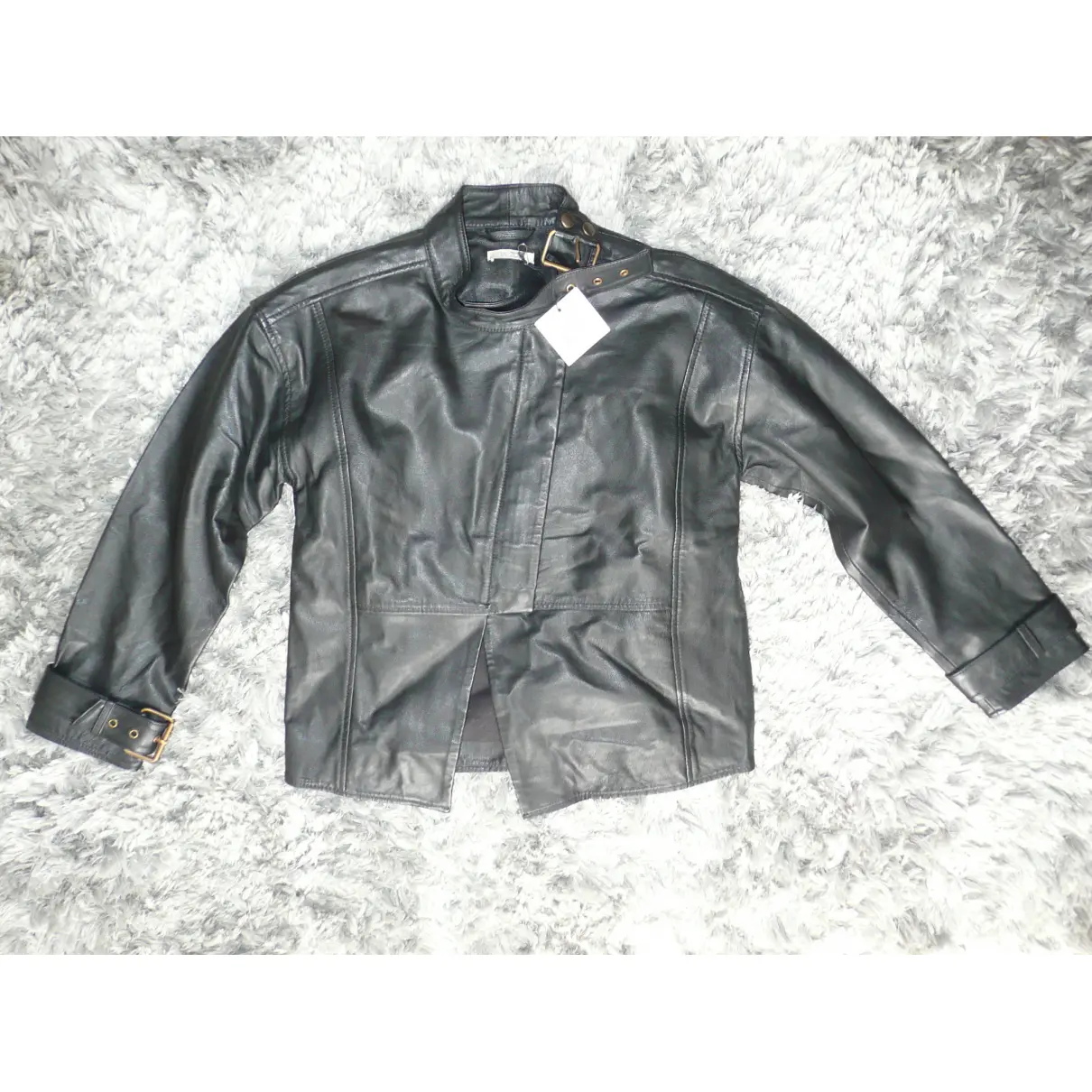 Leather biker jacket by Zoe