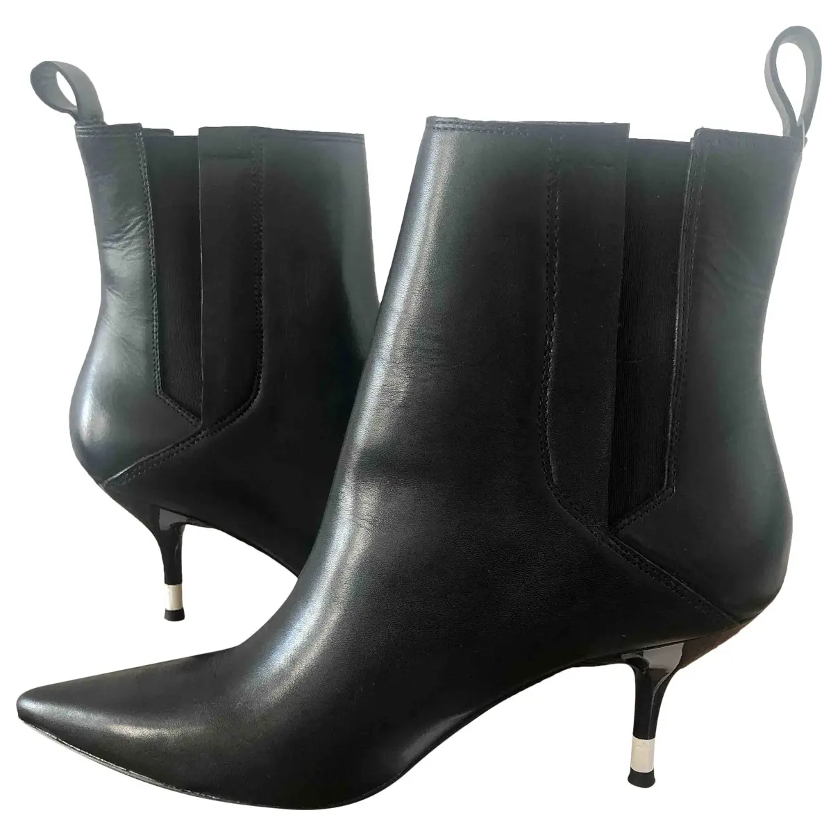 Leather ankle boots Calvin Klein
