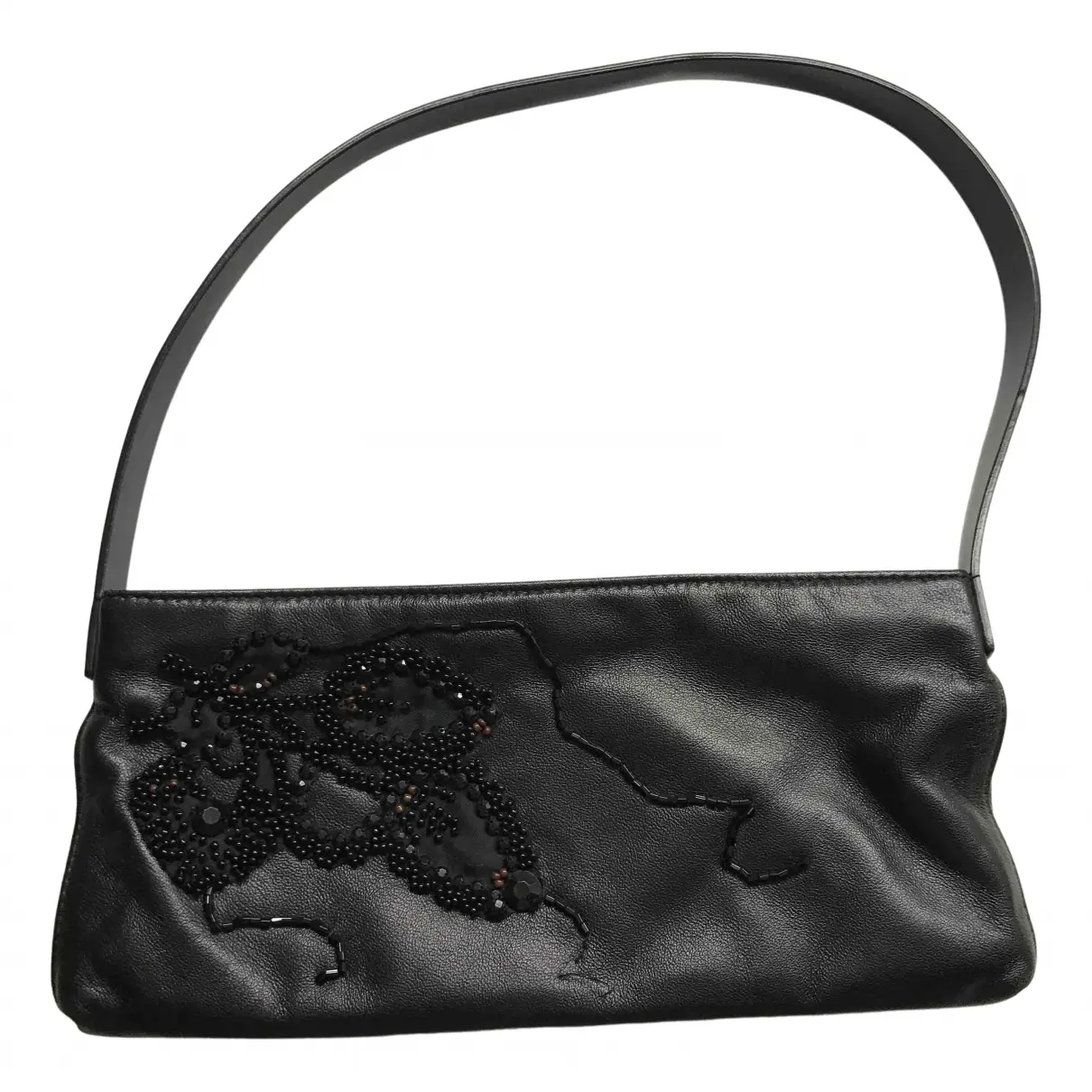 Leather handbag Calvin Klein - Vintage