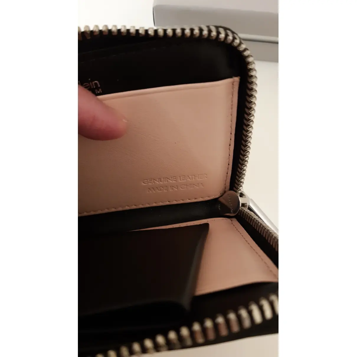 Leather wallet Calvin Klein