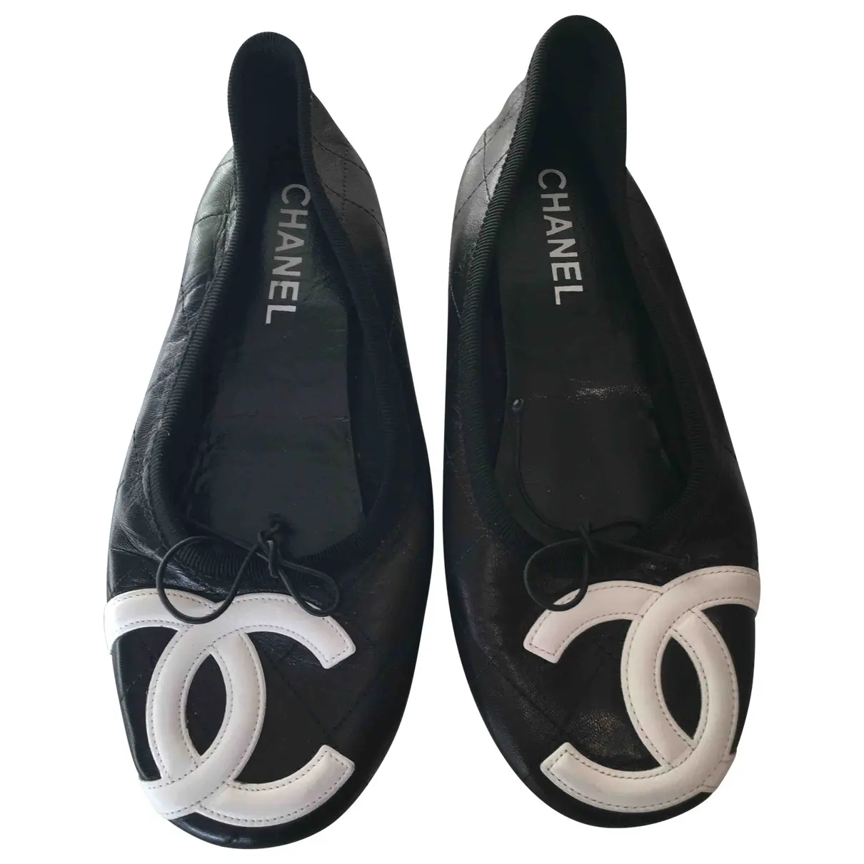 Cambon leather ballet flats Chanel
