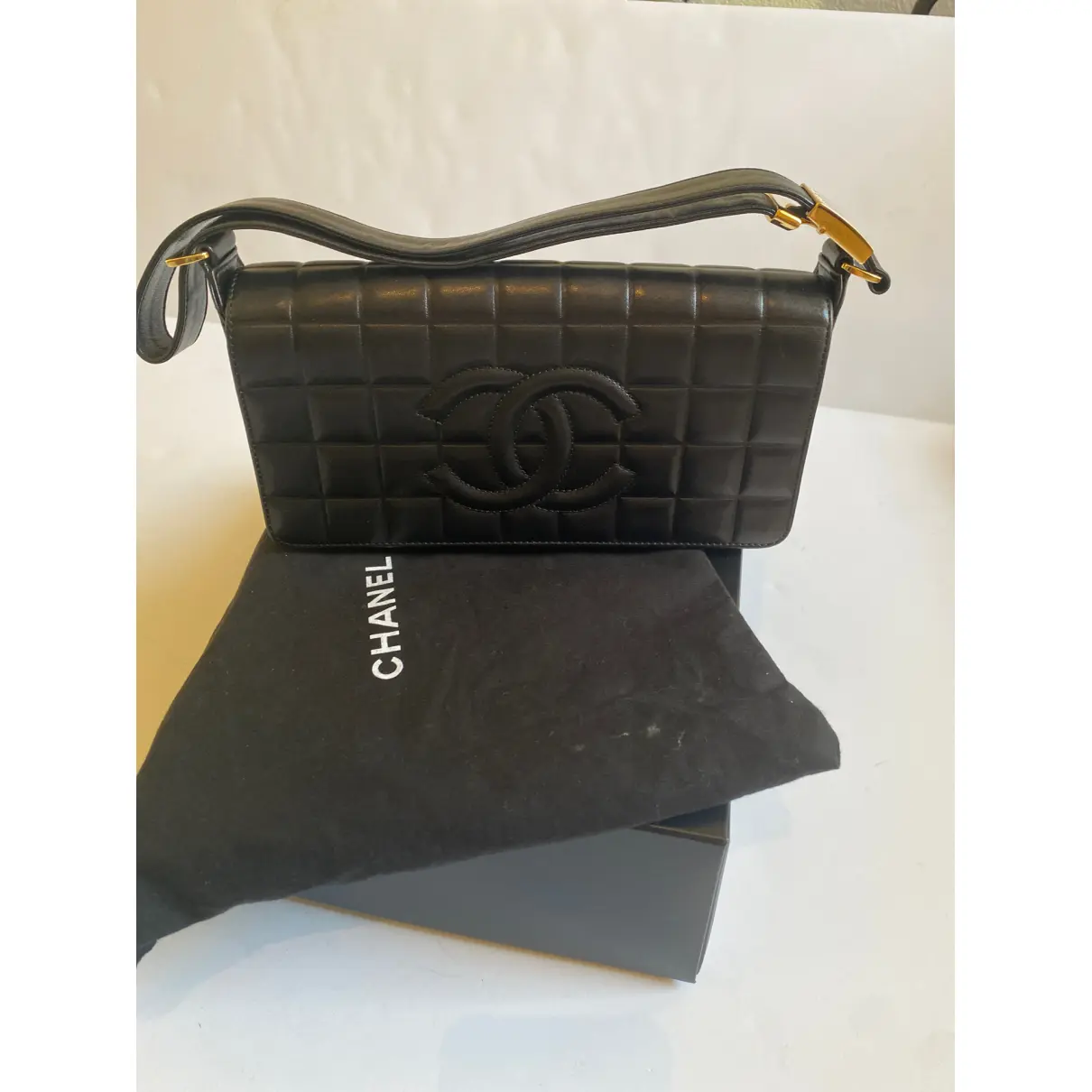 Cambon Small Rectangle leather handbag Chanel