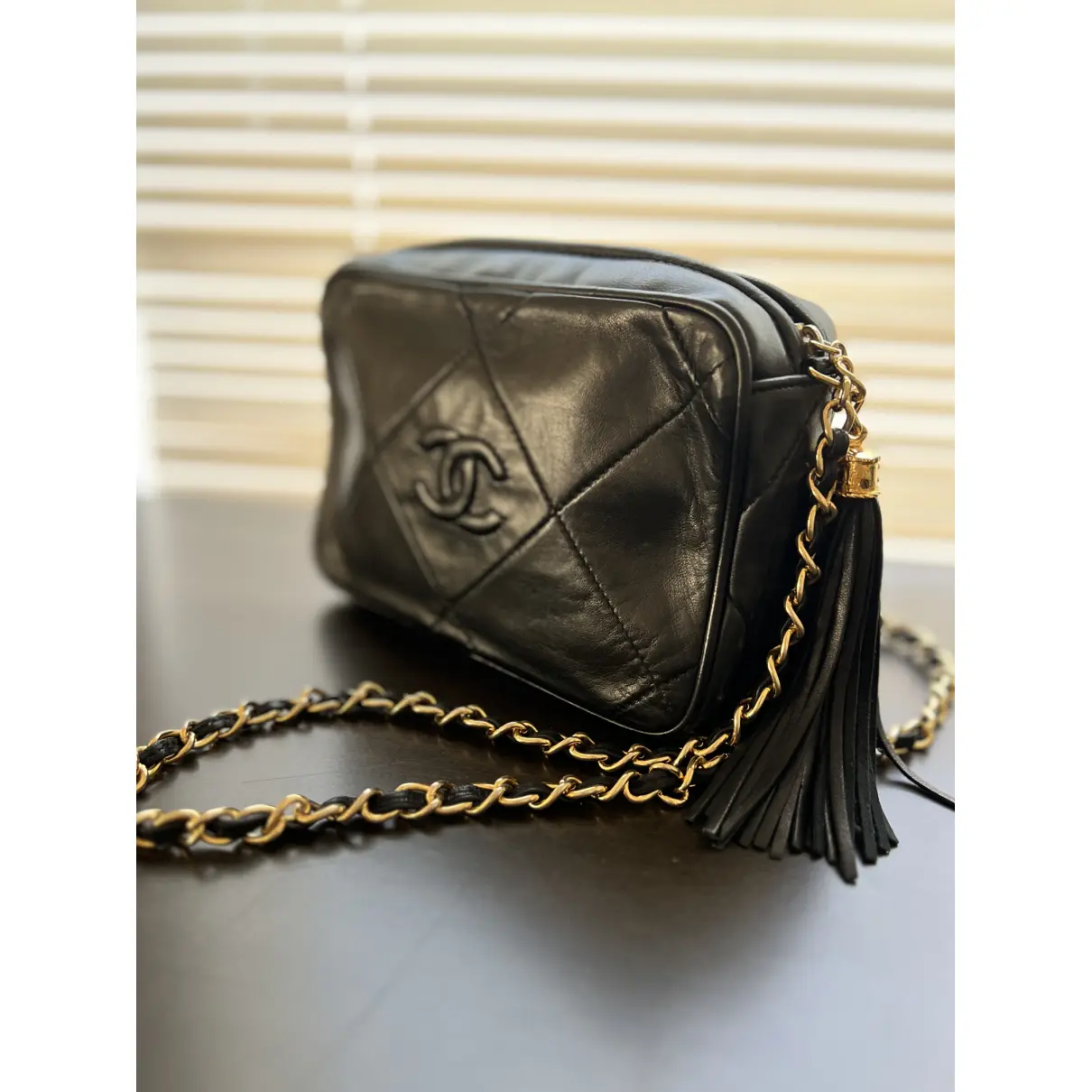 Camera leather crossbody bag Chanel