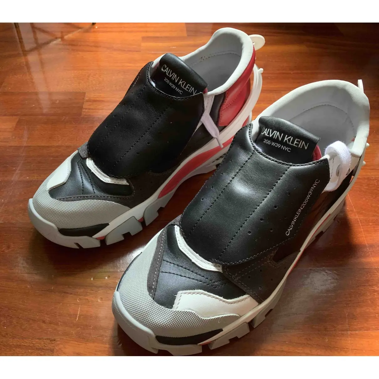 Calvin Klein 205W39NYC Carlos 10 leather trainers for sale