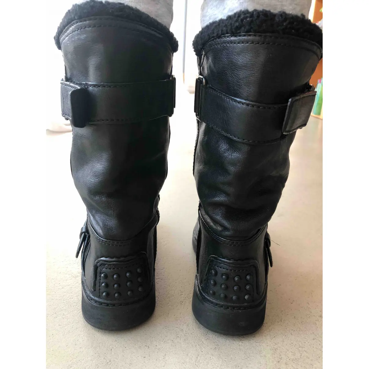 Leather snow boots Carshoe