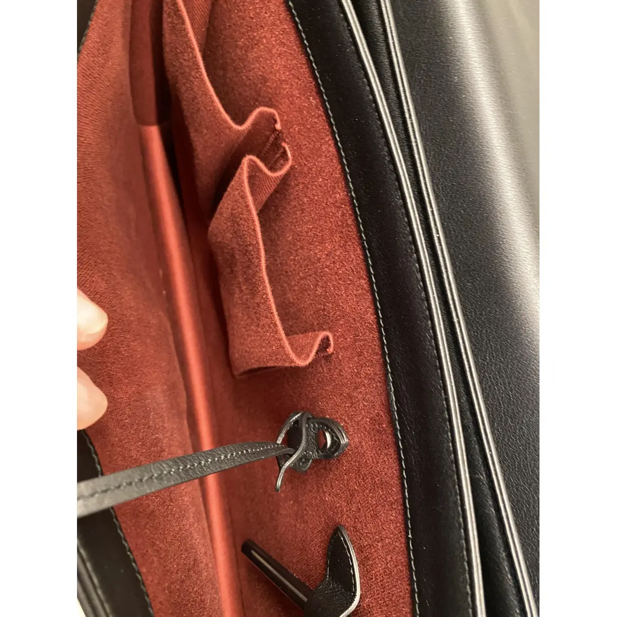 Leather satchel Cartier