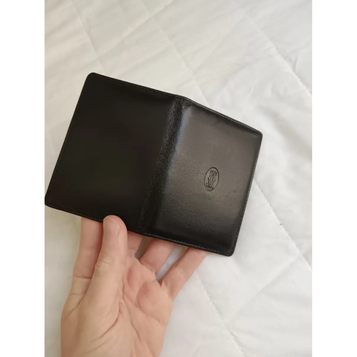 Leather card wallet Cartier