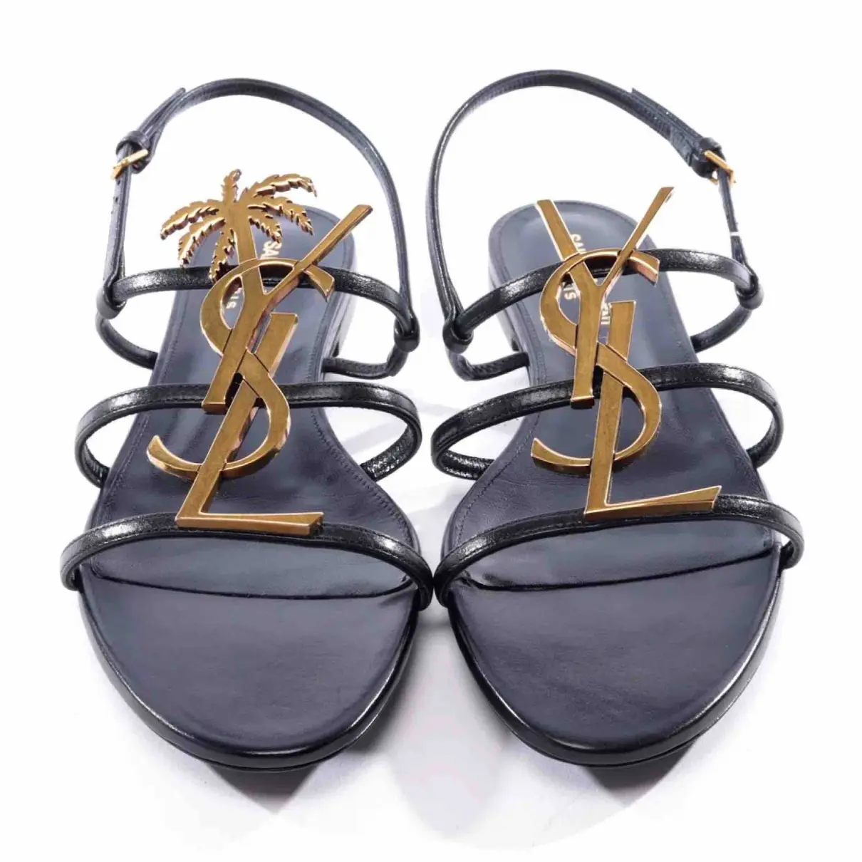 Buy Saint Laurent Cassandra leather sandals online