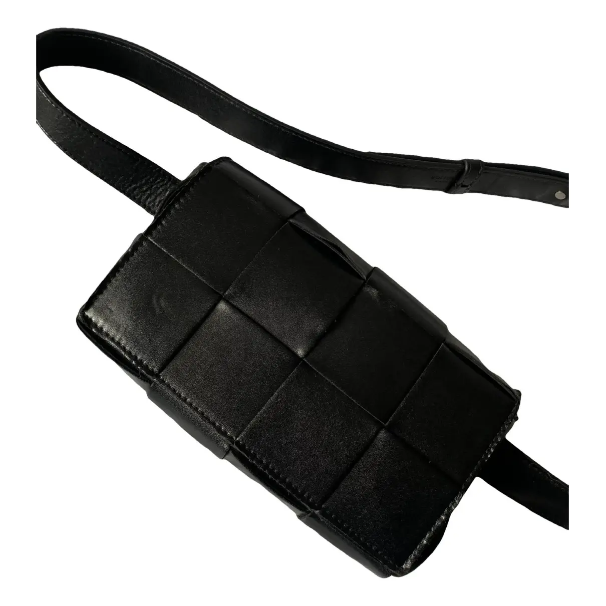 Cassette leather crossbody bag