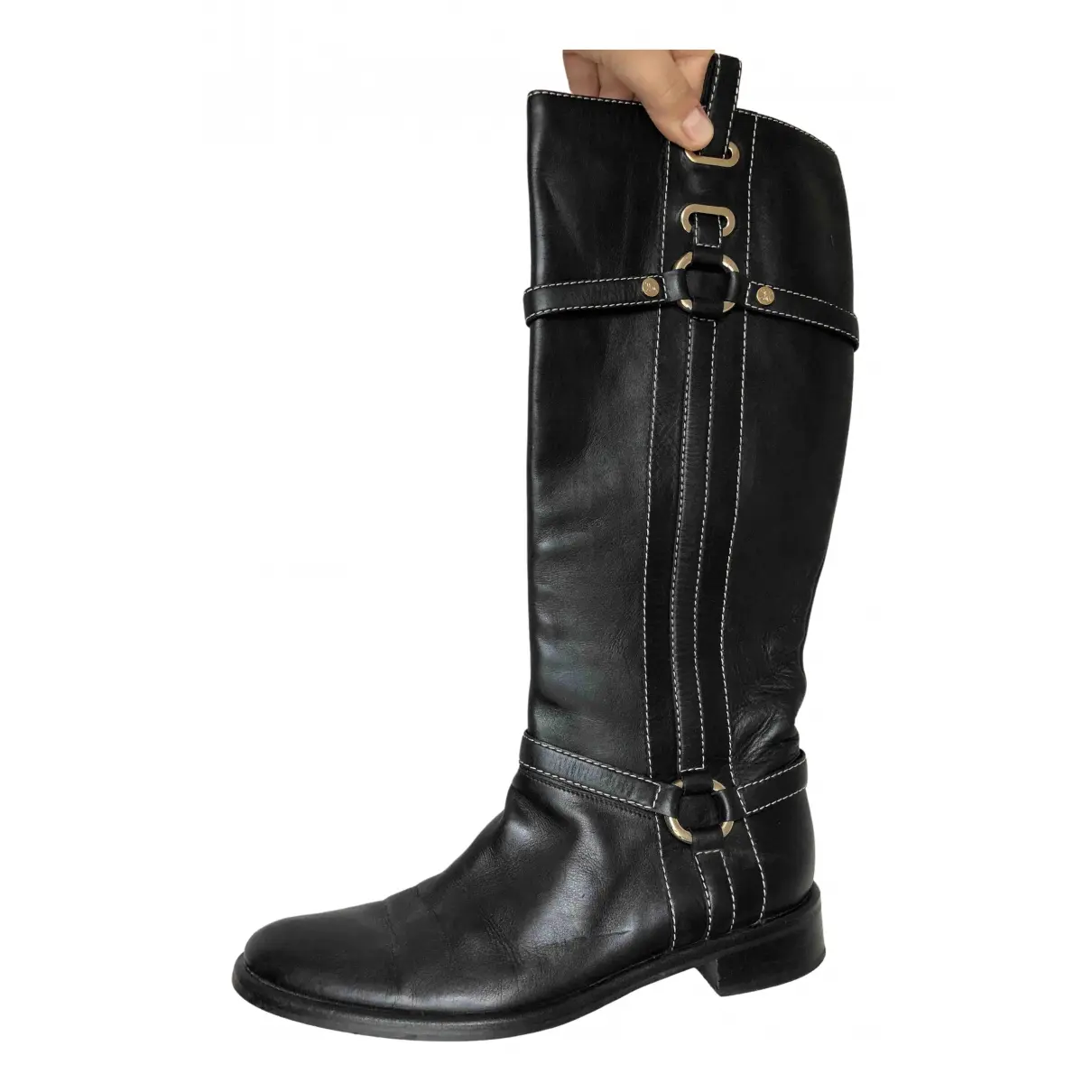 Buy Celine Leather riding boots online - Vintage