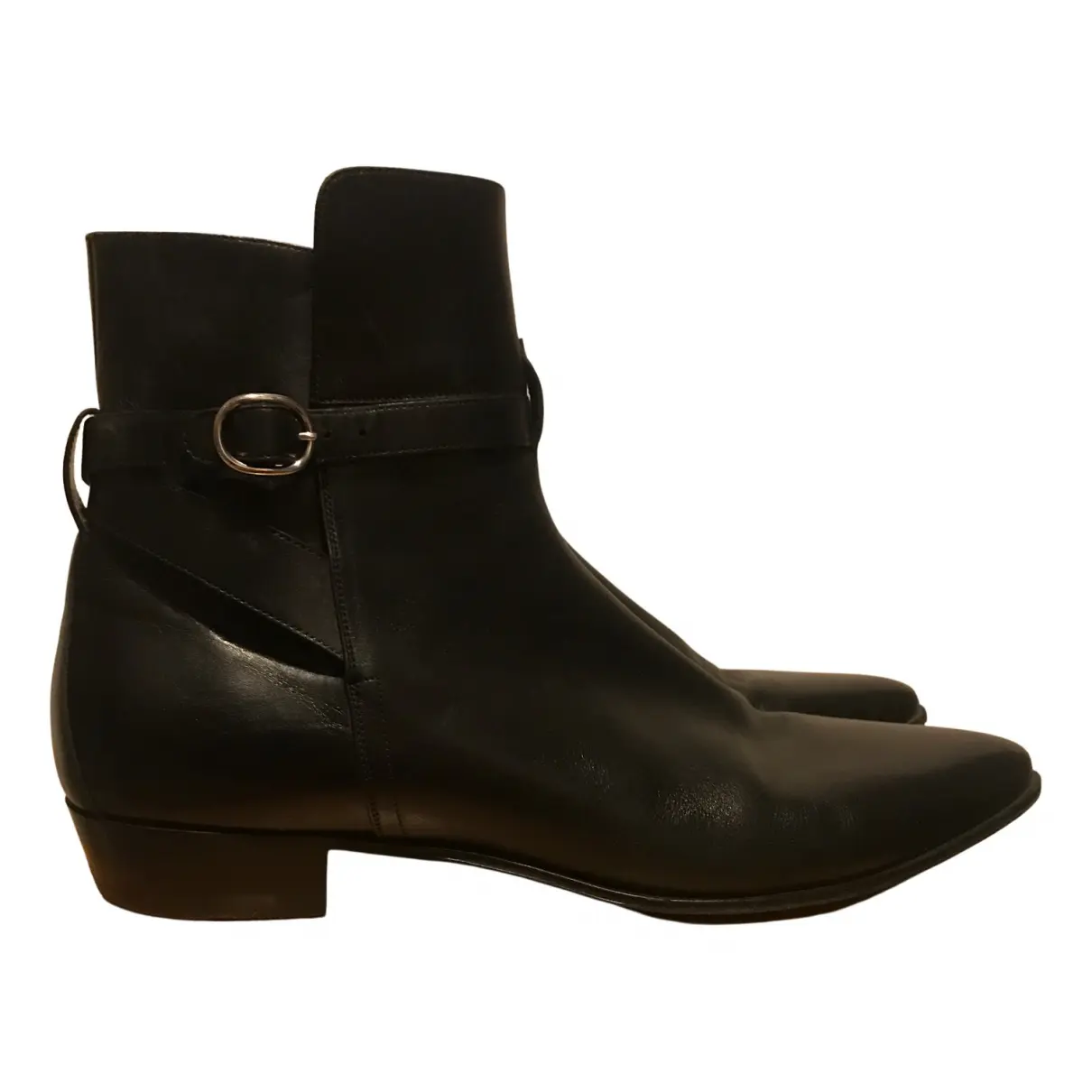 Leather boots Celine