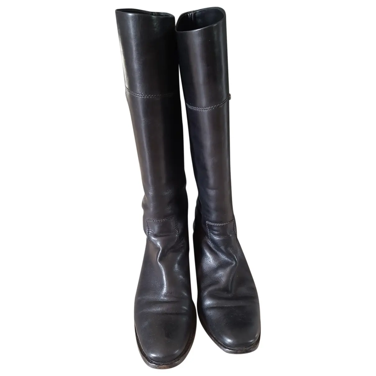 Leather riding boots Celine - Vintage