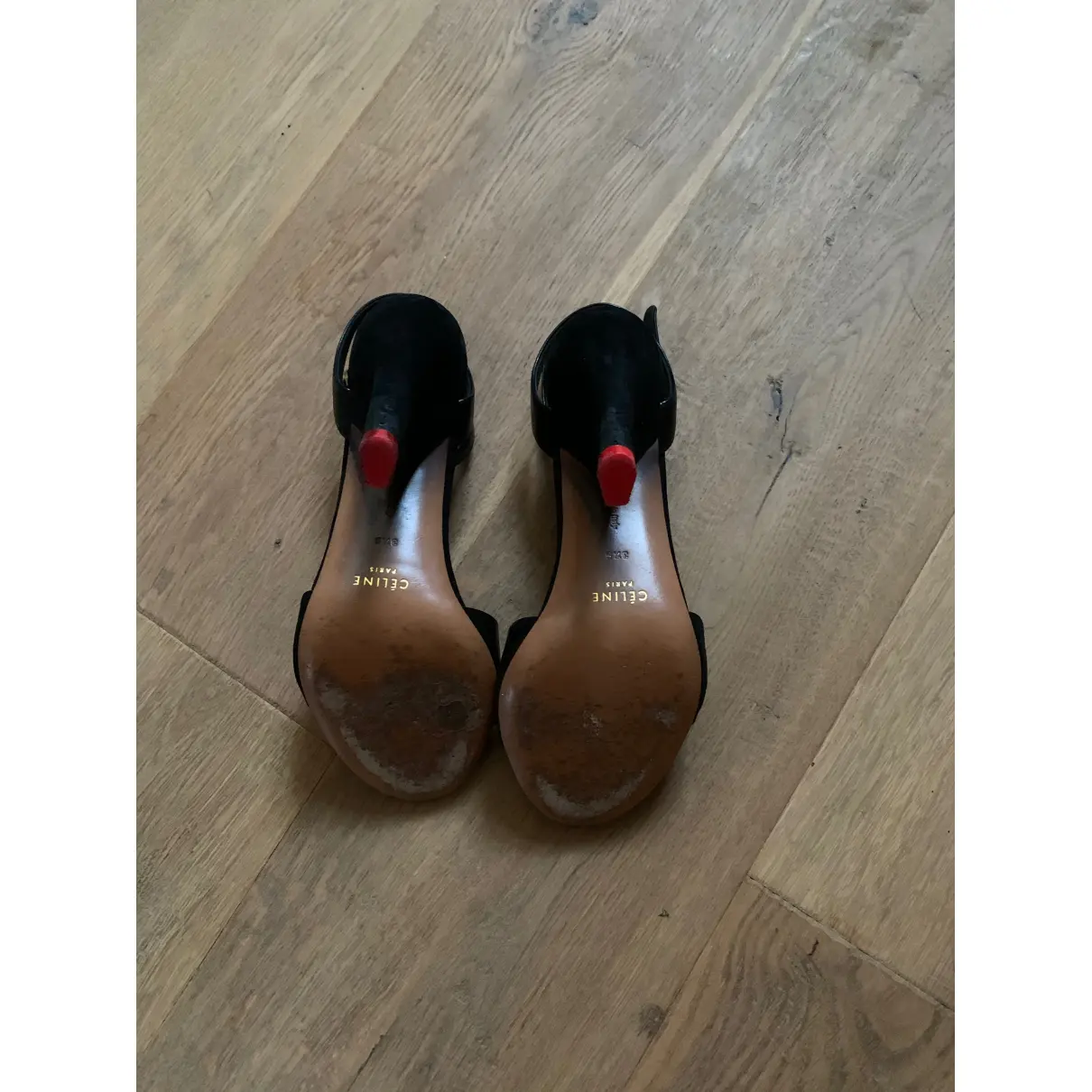Leather sandals Celine