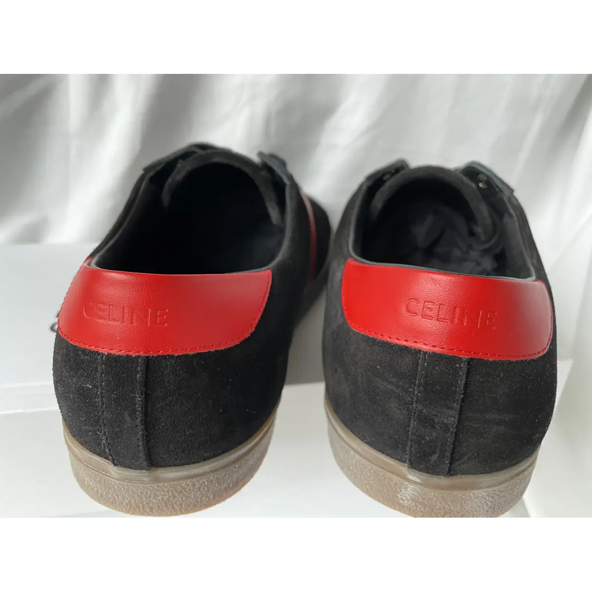 Triomphe leather low trainers Celine
