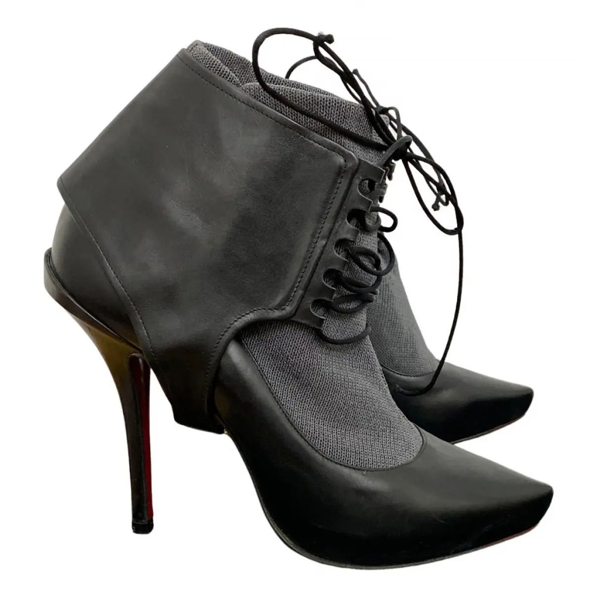 Leather heels Cesare Paciotti