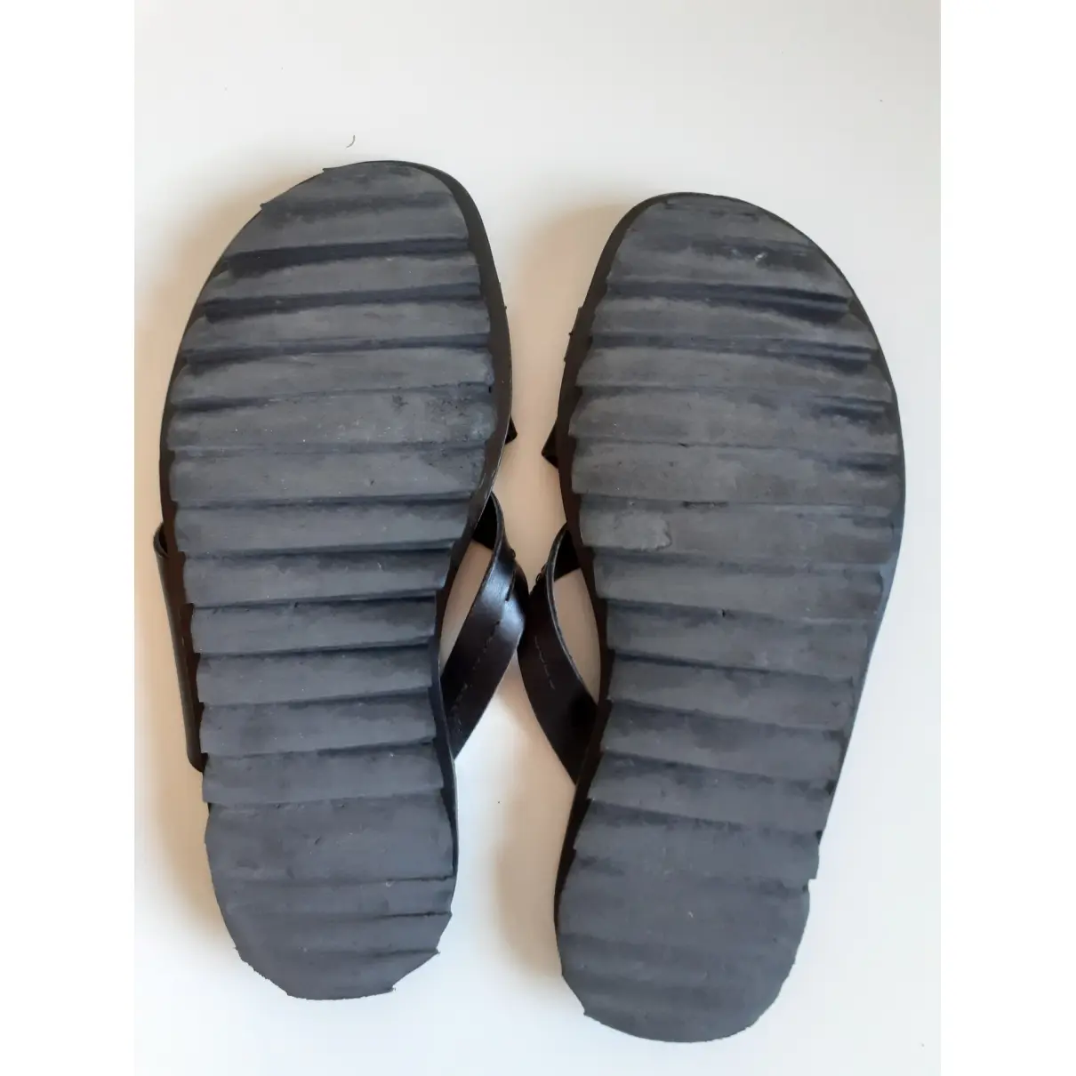 Leather sandals Cesare Paciotti - Vintage