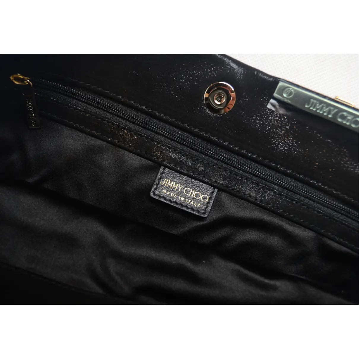 Chandra leather clutch bag Jimmy Choo