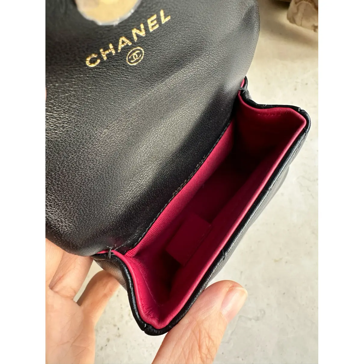Chanel 19 leather purse Chanel