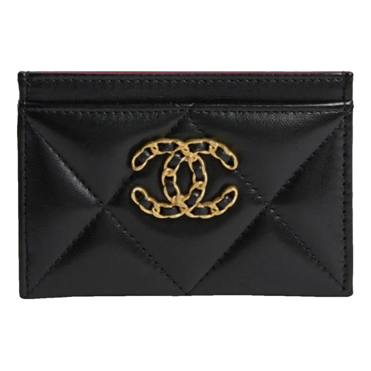 Chanel 19 leather card wallet