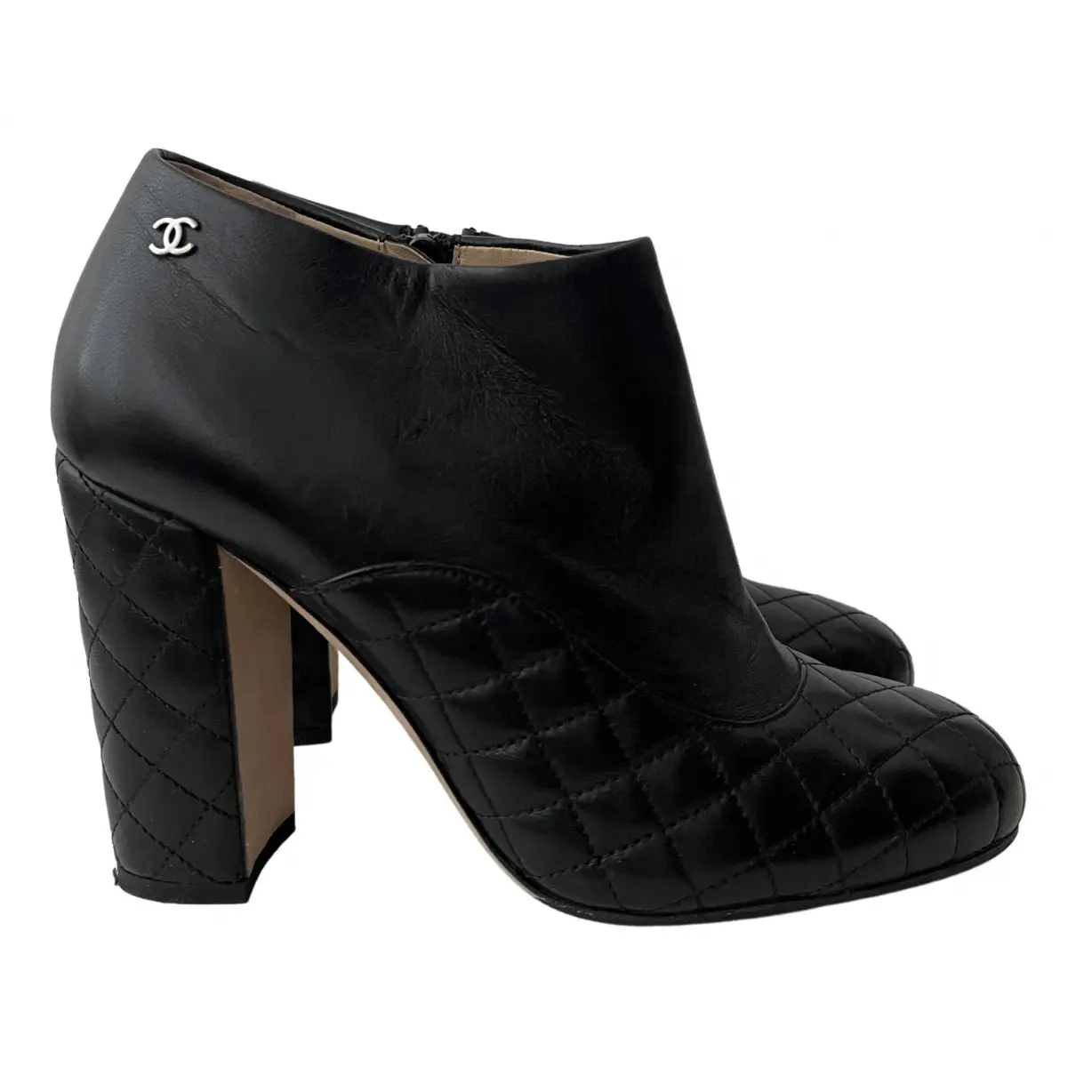 Leather ankle boots Chanel