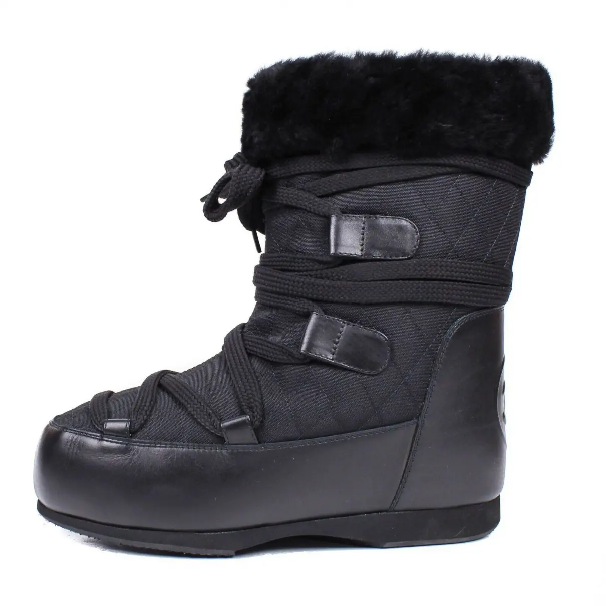 Buy Chanel Leather snow boots online