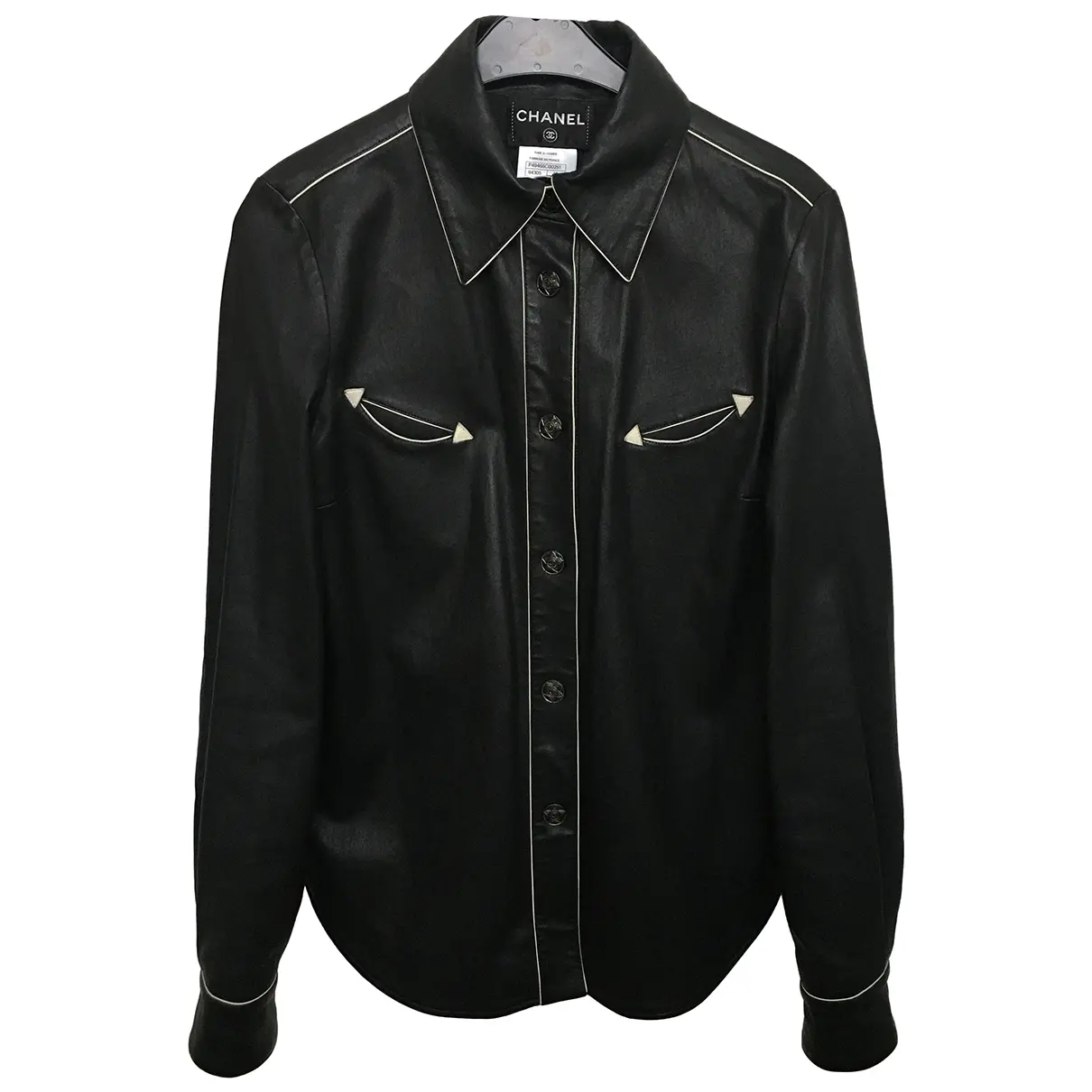 Leather biker jacket Chanel