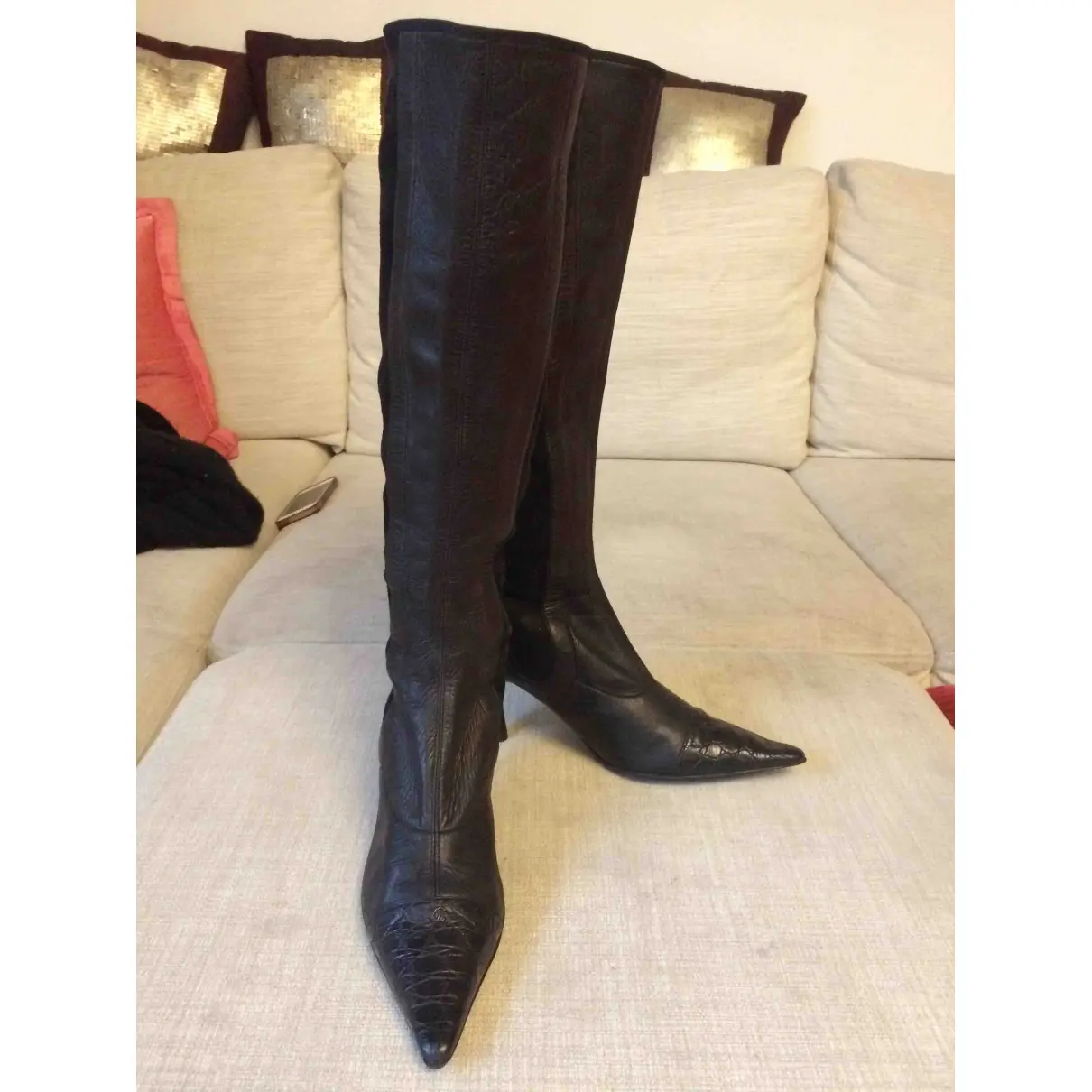 Buy Chanel Leather boots online - Vintage