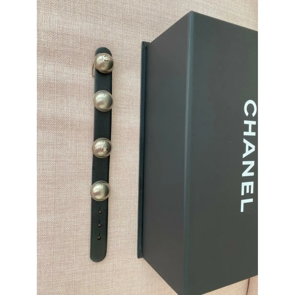 Buy Chanel Leather bracelet online