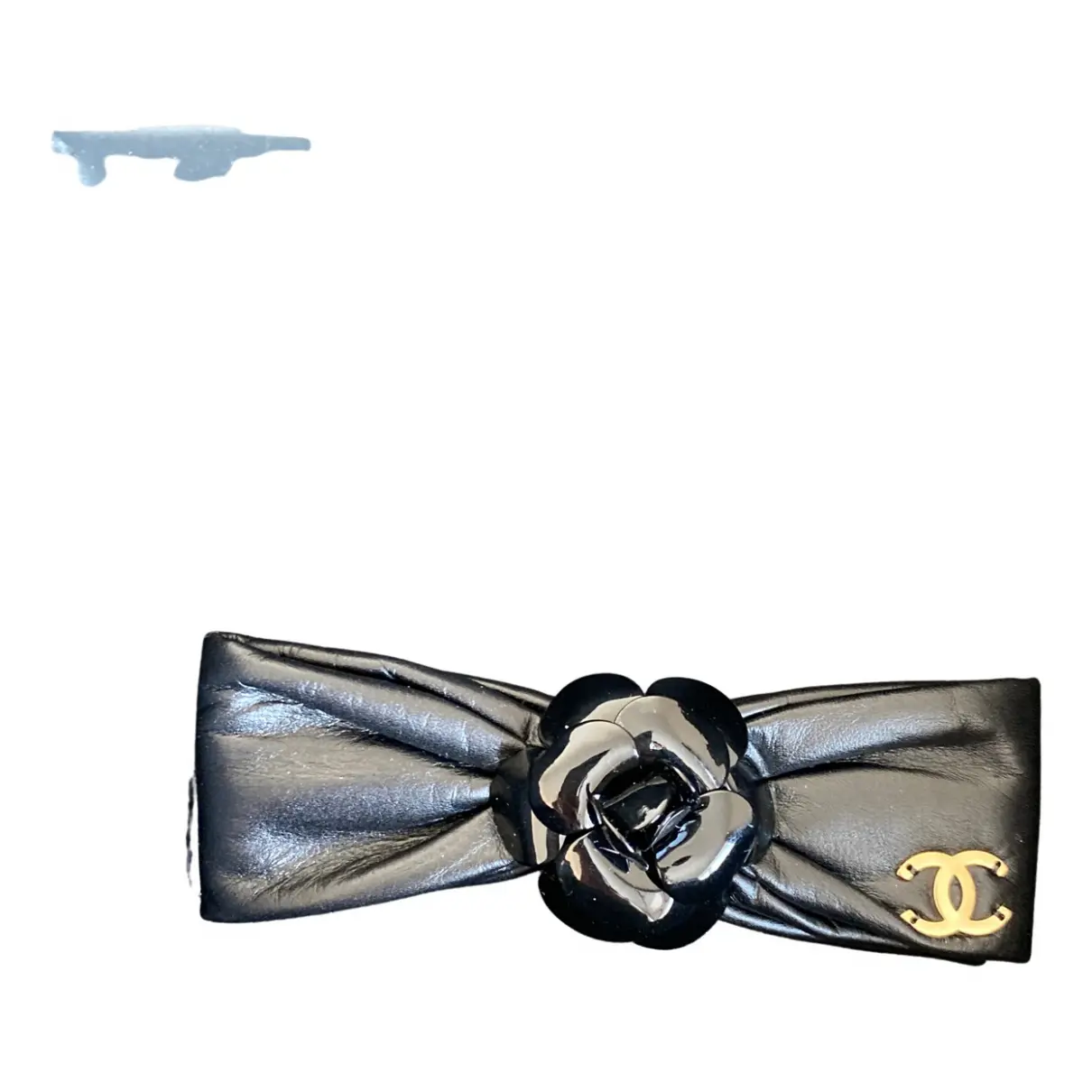 CHANEL leather hair accessory Chanel