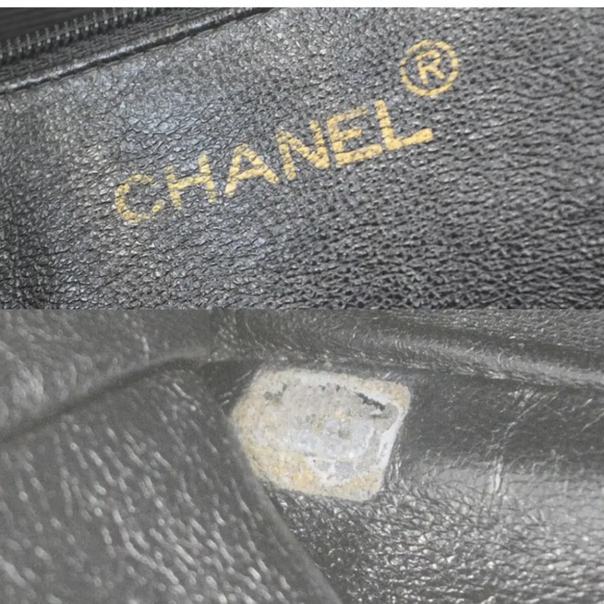 Leather tote Chanel - Vintage