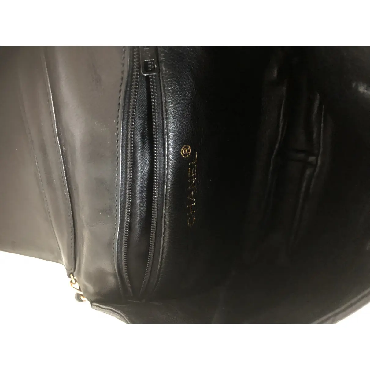 Leather crossbody bag Chanel - Vintage