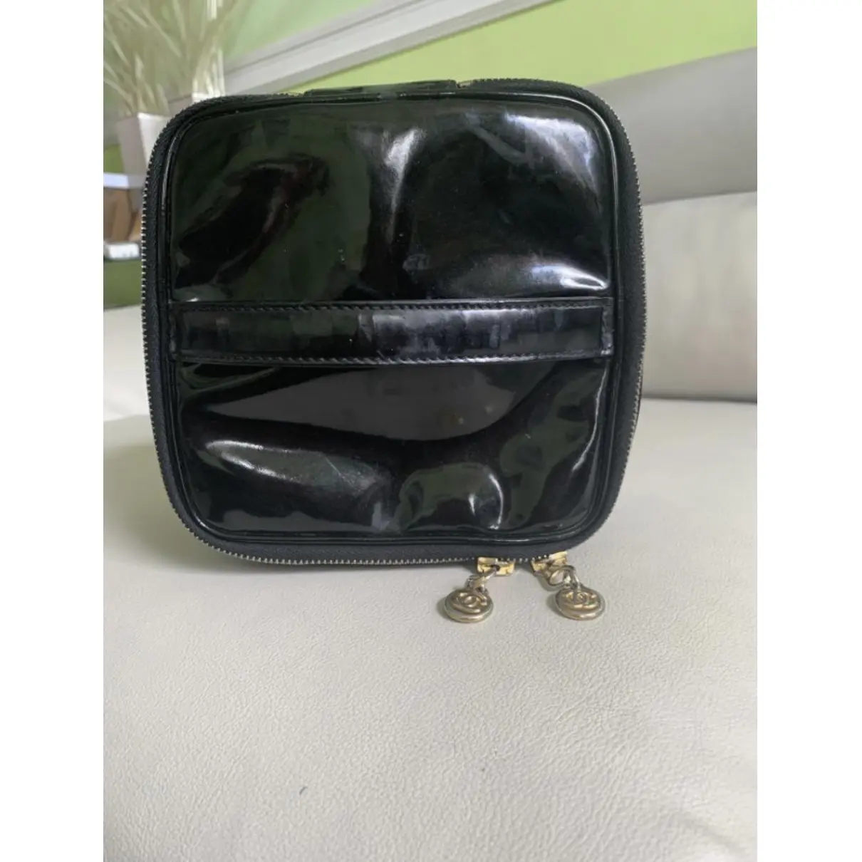 Leather satchel Chanel - Vintage