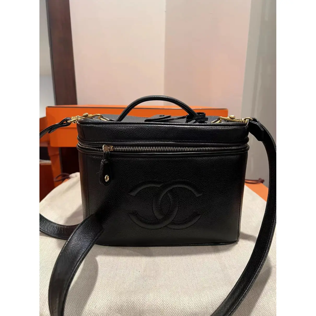 Buy Chanel Leather travel bag online - Vintage