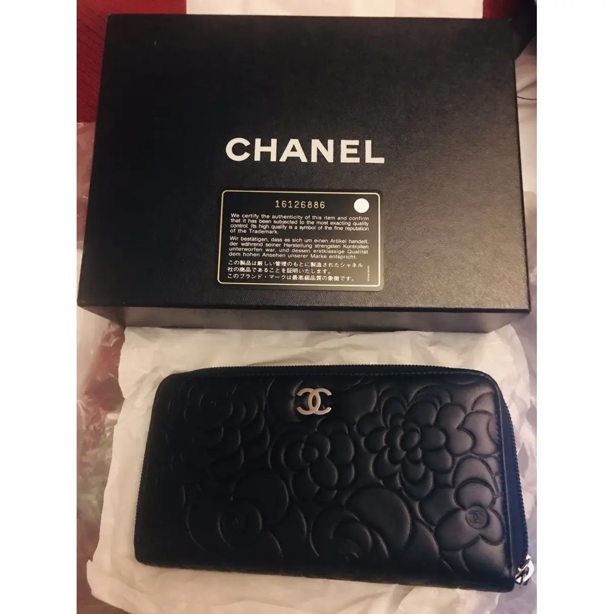 Leather wallet Chanel