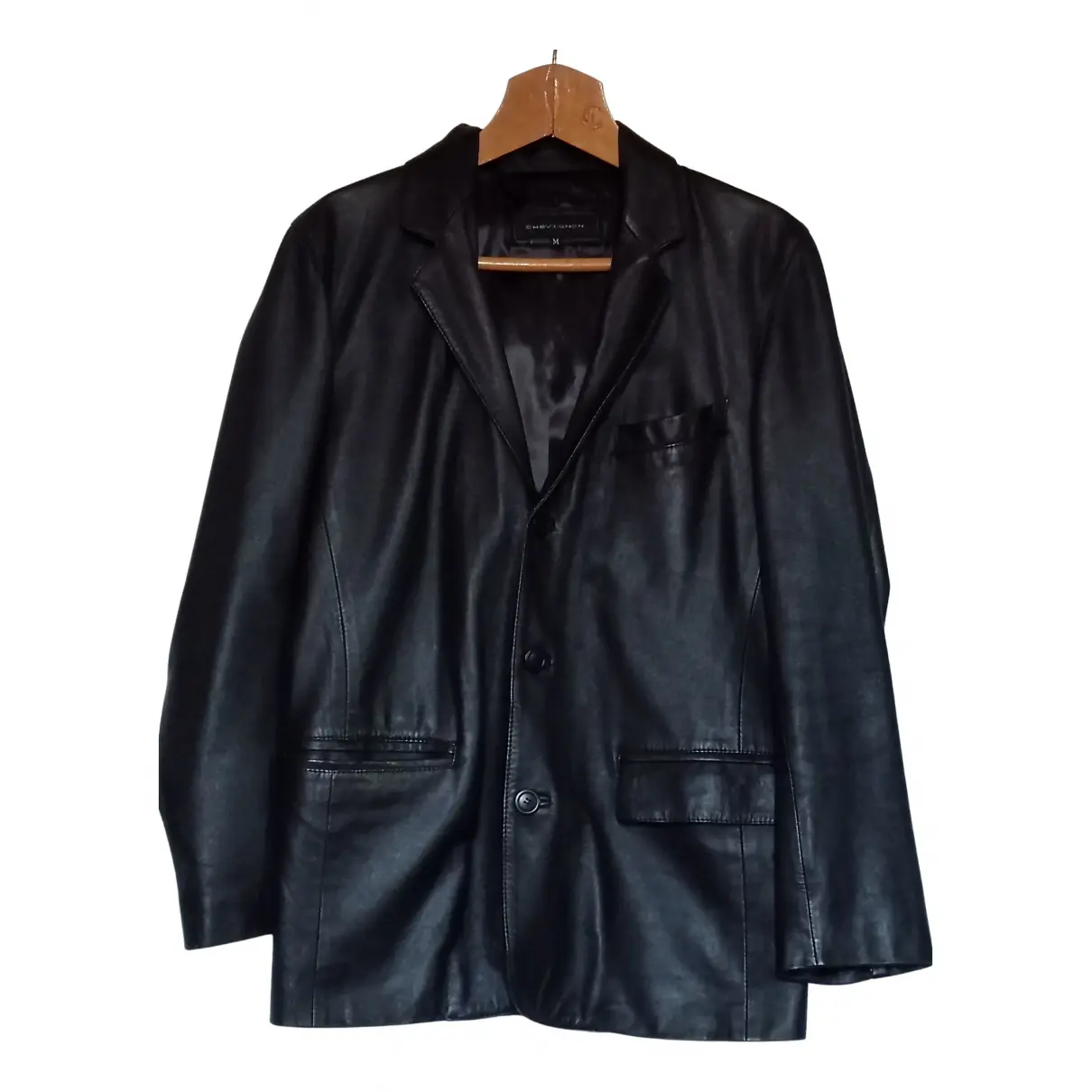 Leather jacket Chevignon
