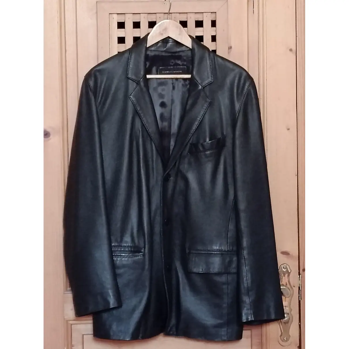 Leather jacket Chevignon