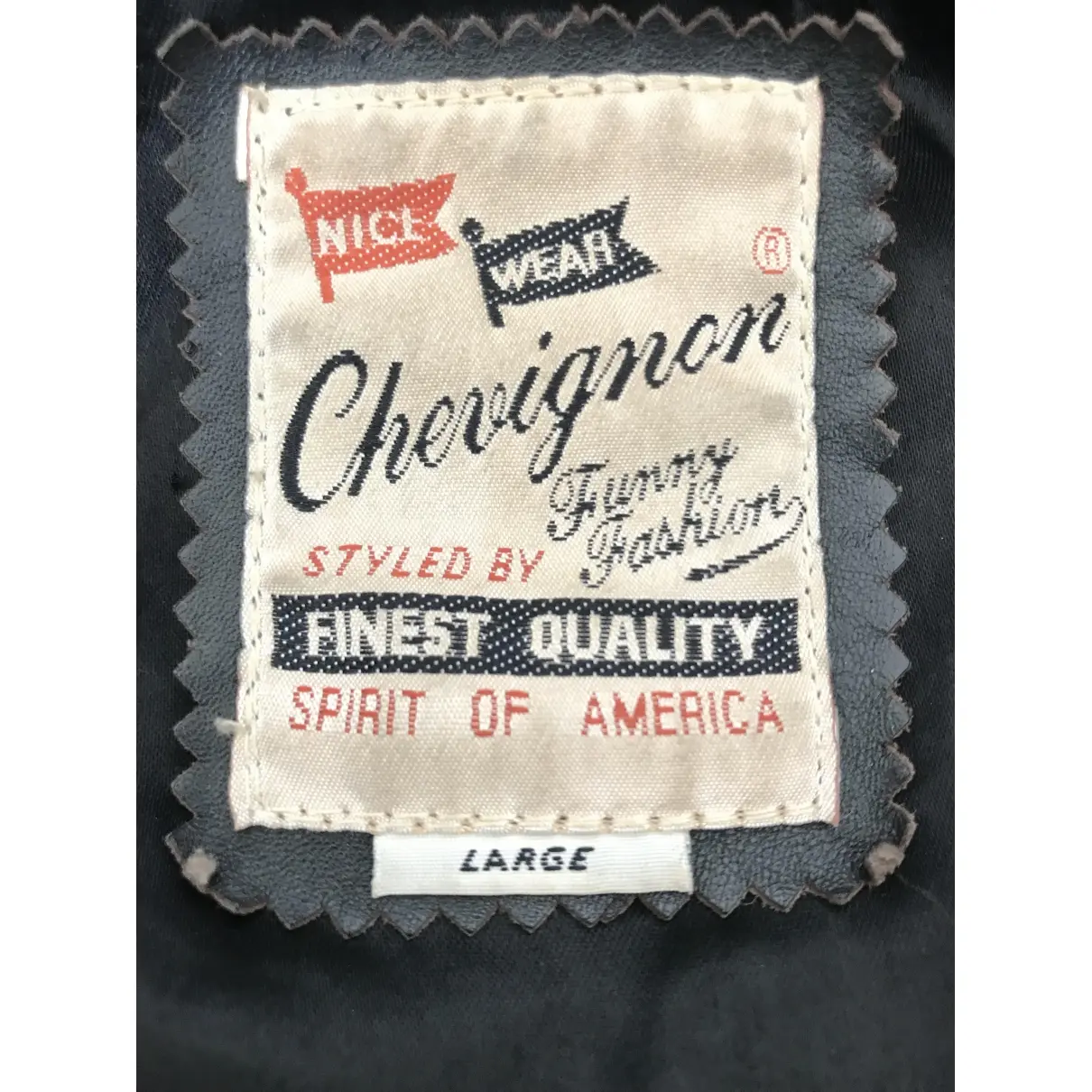 Leather jacket Chevignon - Vintage