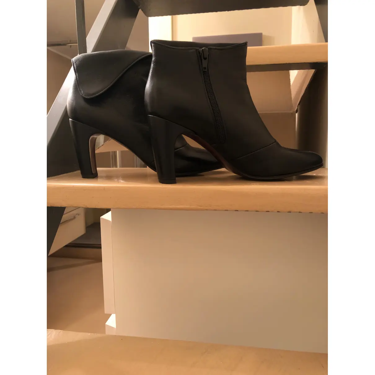 Buy Chie Mihara Leather ankle boots online