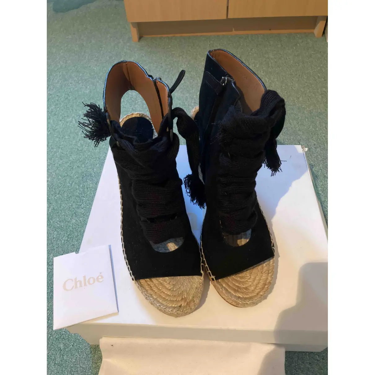 Buy Chloé Leather espadrilles online