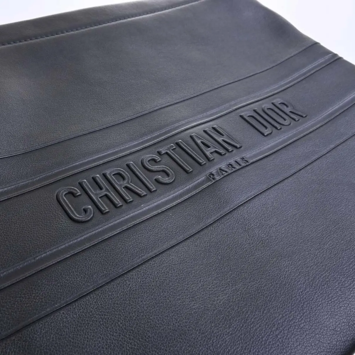 Leather clutch bag Christian Dior