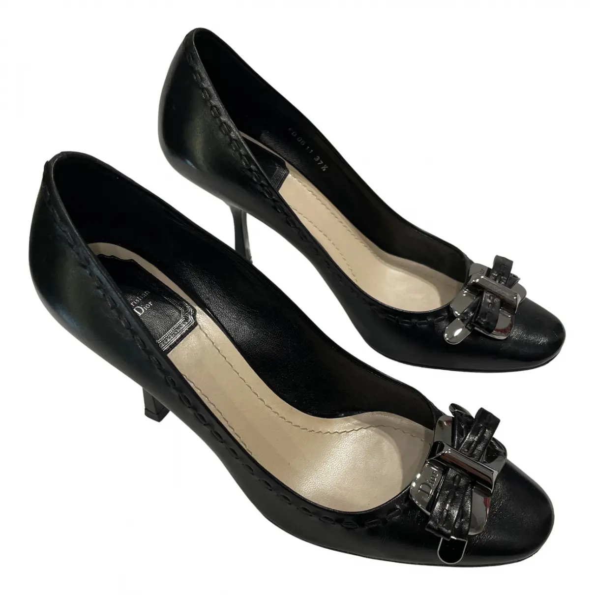 Leather heels Christian Dior