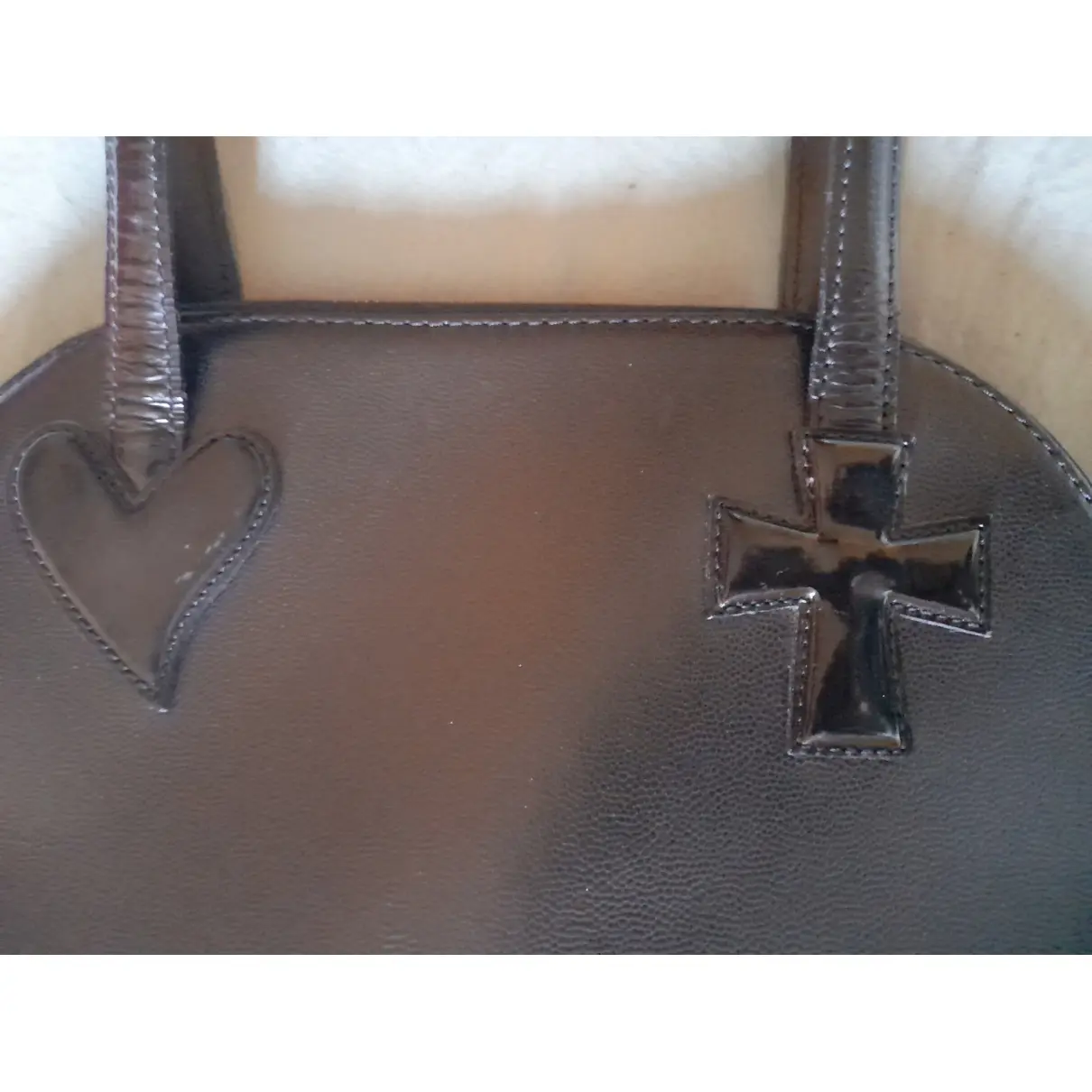Leather handbag Christian Lacroix