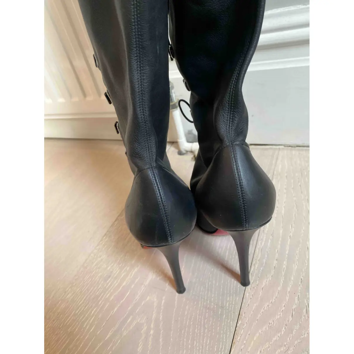 Leather boots Christian Louboutin