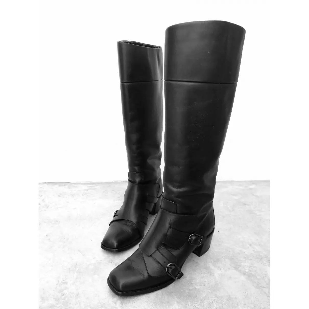 Christian Louboutin Leather riding boots for sale