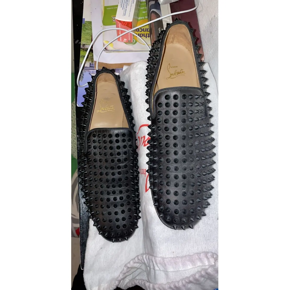 Christian Louboutin Leather flats for sale