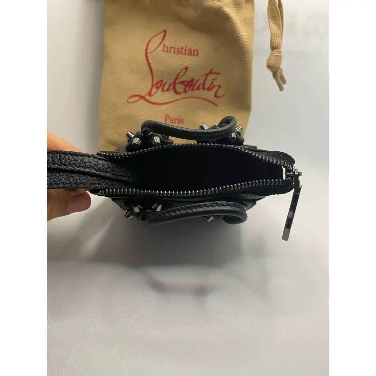 Leather handbag Christian Louboutin