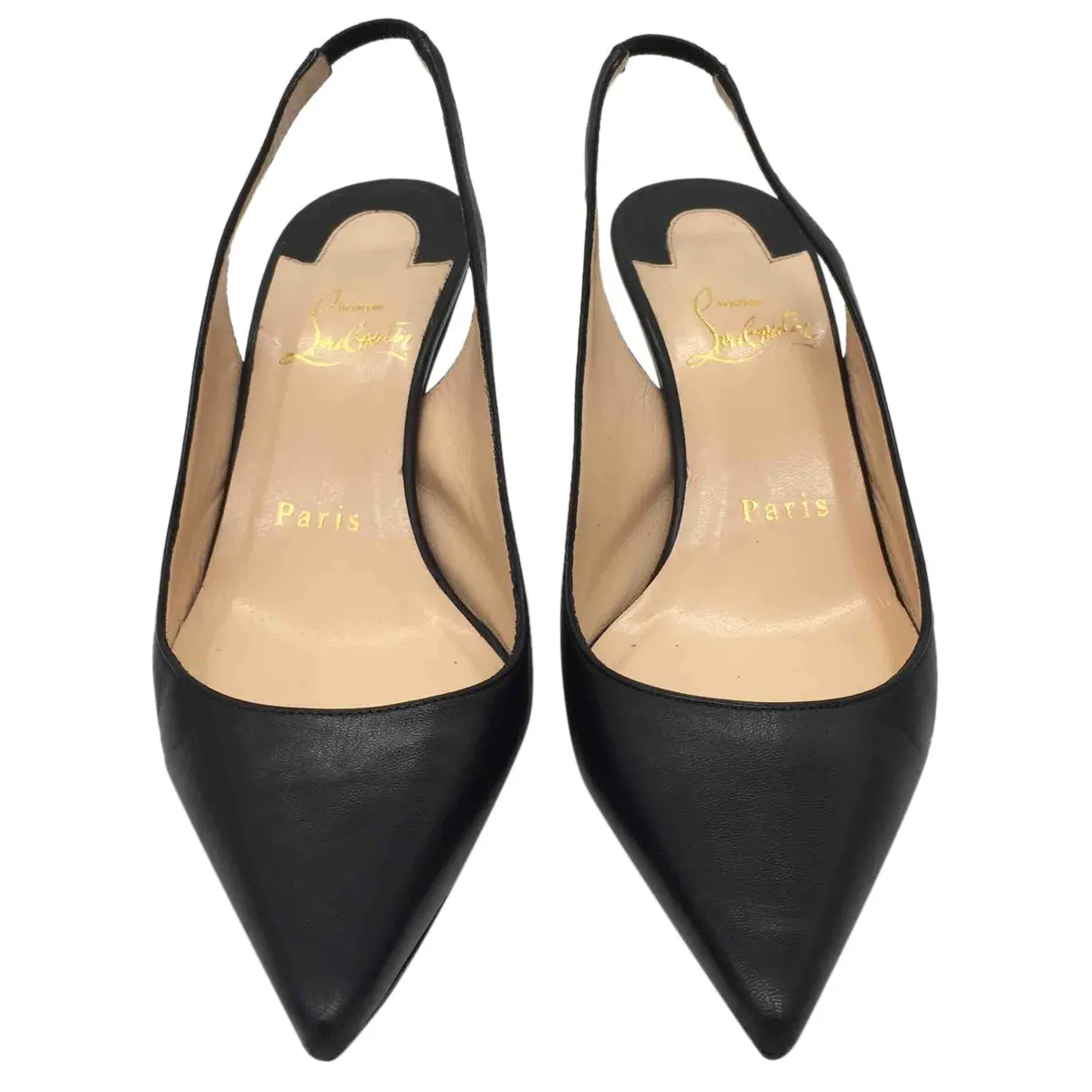 Leather heels Christian Louboutin