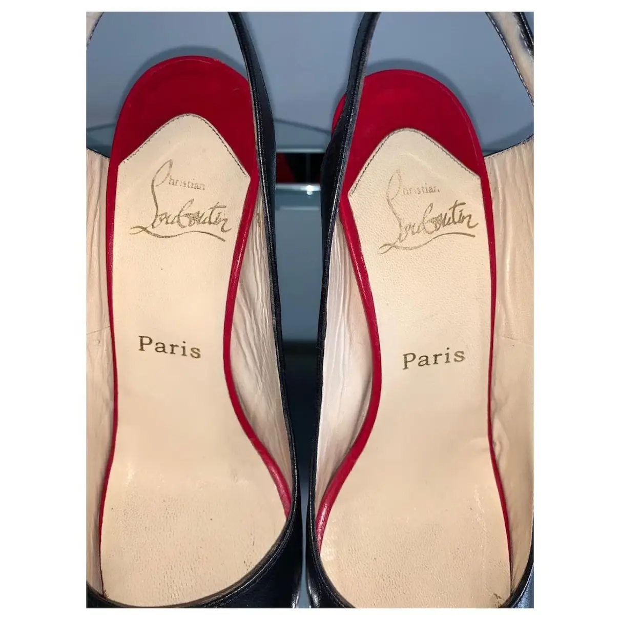 Buy Christian Louboutin Leather heels online - Vintage