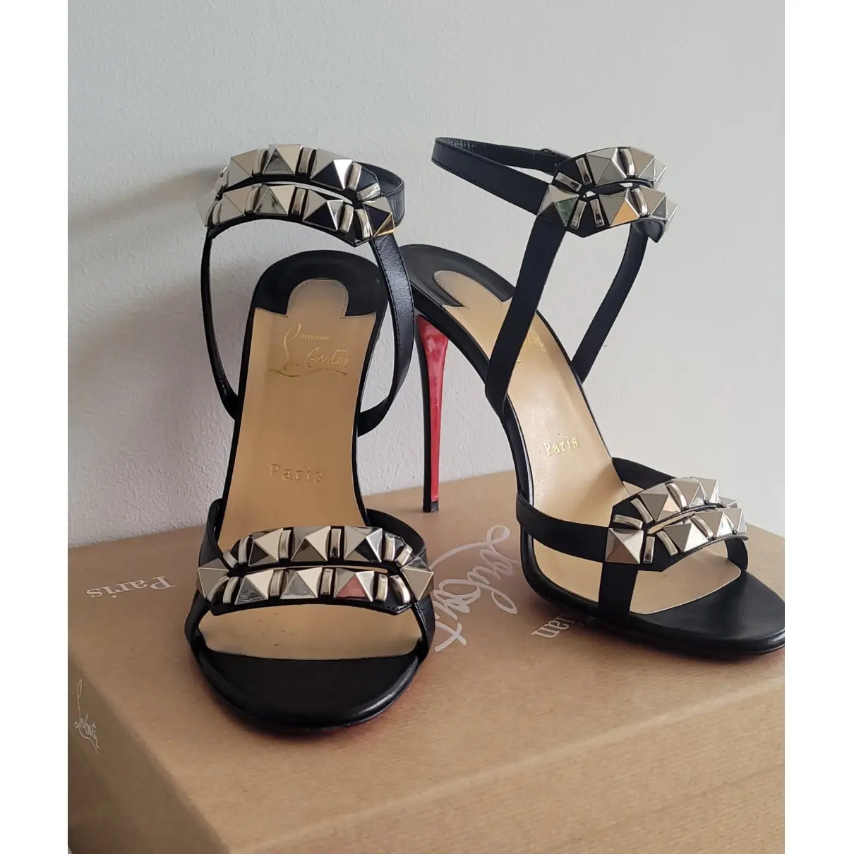 Buy Christian Louboutin Leather sandals online