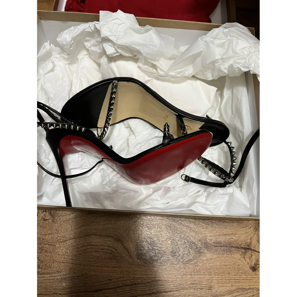 Leather sandals Christian Louboutin